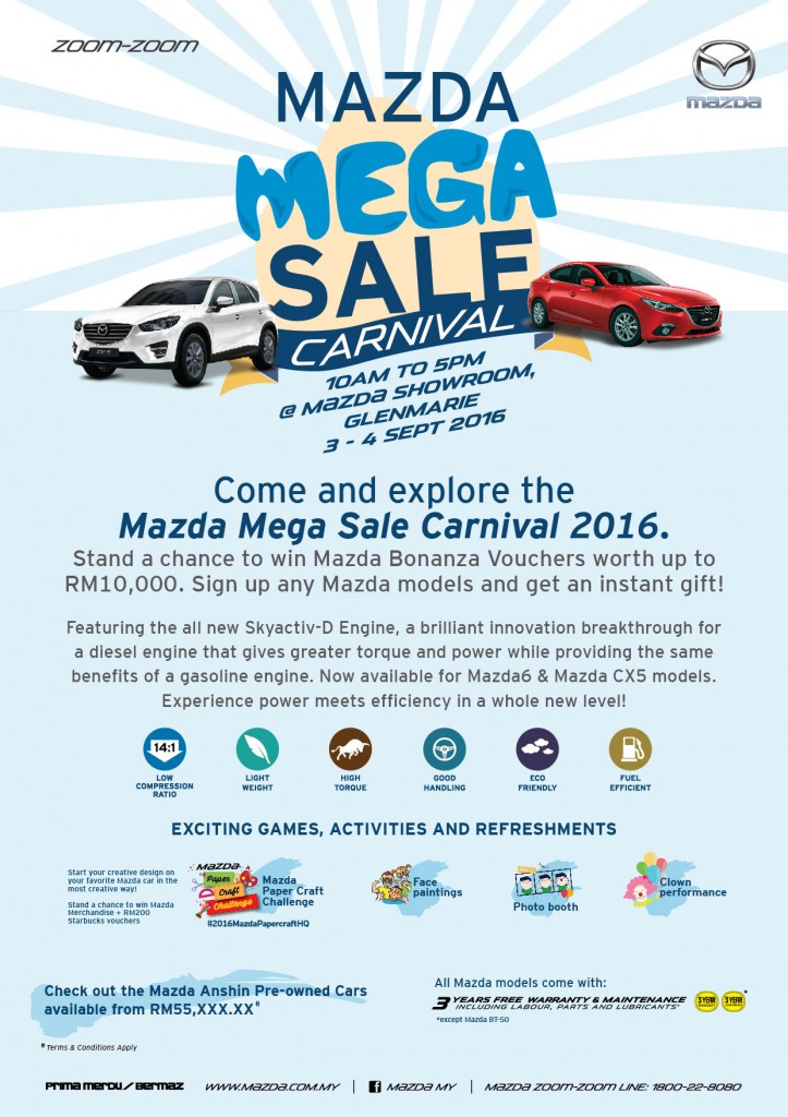 MazdaMegaSaleCarnival 2016