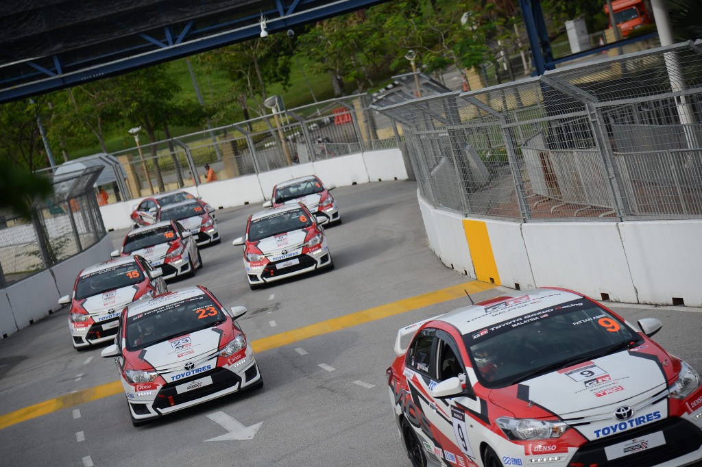 The Vios Challenge cars in action