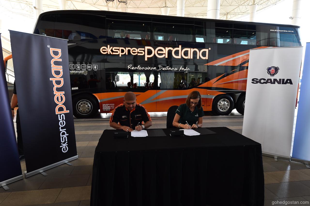 Perdana Group Tandatangan Kontrak Scania Ecolution Gohed Gostan